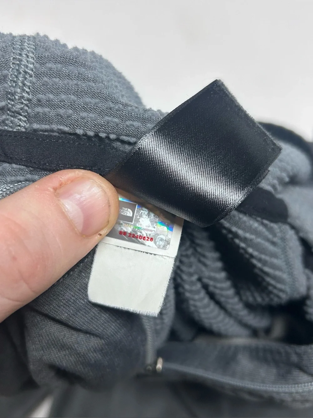The North Face Hoodie Mens M Gray 1/4 Zip “Hellalight” Lightweight Jacket RARE